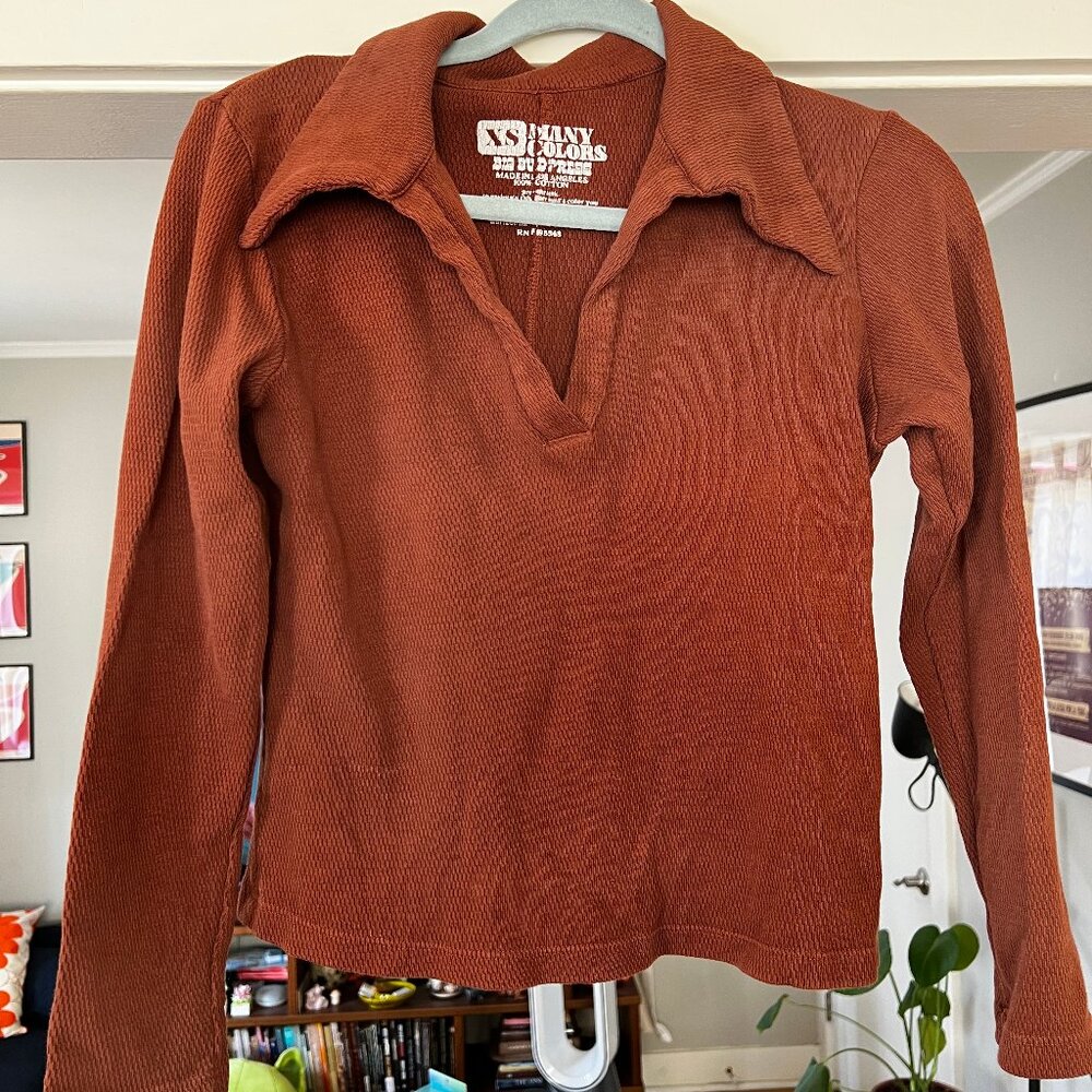 Big Bud Press Brown Fisherman Polo